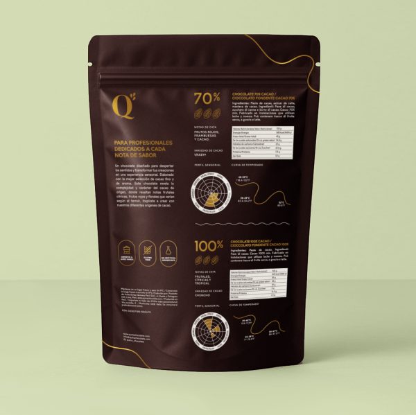 Cobertura de Chocolate 70% Cacao x 1 kg - Imagen 3